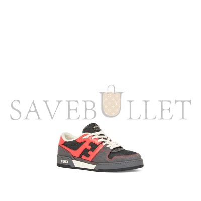 FENDI MATCH CAPSULE GREY DENIM LOW TOPS 7E1495AMFZF1KN7 FENDI MATCH CAPSULE GREY DENIM LOW TOPS 7E1495AMFZF1KN7